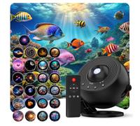 Projecteur Galaxy Pro pour chambre à coucher, projecteur d'étoiles Syslux planétarium, veilleuse Galaxy ultra claire, avec 13 disques Galaxy remplaçables 4K, rotation à 360 degrés