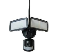 Projecteur halogène LED avec caméra WiFi 18 W Capteur de mouvement Noir V-TAC VT-4818 froid 600 lm
