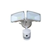 Projecteur halogène LED avec caméra WiFi 18W Détecteur de mouvement Blanc V-TAC VT-4818 froid 600lm