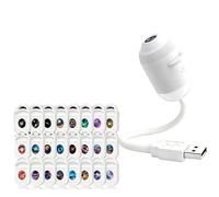 Projecteur Holographique 5d Brancher et utiliser Star Projector Galaxy Night Light Inclut Un Film En Rouleau Projecteur Convient Pour la Chambre, Plafond,D