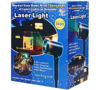 Projecteur Laser Extérieur Rouge et Vert, Etoiles Dynamiques, Etanche IP44, Lumière Déco Batiment Jardin Arbres, Noël fête Nouvel An