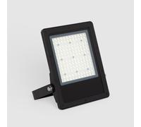 TechBrey Projecteur LED 100W Dimmable TRIAC 170 lm/W IP65 ELEGANCE Slim PRO Noir 5000K Asymétrique 80ºx155º Blanc froid Noir G
