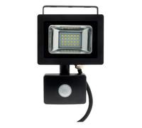 Projecteur LED 10W Noir avec détecteur - IP44 CE