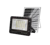 Avizar, projecteur solaire LED d'extérieur 9000 K avec capteur automatique, noir
