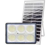 Projecteur LED 15W Extérieur 9000K avec Panneau Solaire 12W Gris