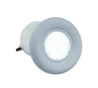 Projecteur LED 252 RVB avec enjoliveur gris clair