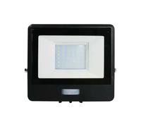 Projecteur LED 30W Samsung détecteur IP65 noir 3000K