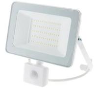 Projecteur led 50w 5000lm blanc - ip44- avec detecteur Zenitech 499987 Blanc