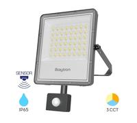 Projecteur LED 50W 5500lm IP65 avec détecteur de mouvement - Gris