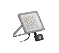 Projecteur LED 50W CCT détecteur PIR IP44 Kanlux gris