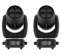 Projecteur LED à tête mobile, RGBW, 2 000 à 82 000 lumens, 4 x 40 W, prise européenne