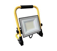 Projecteur LED de chantier pour l'extérieur, lampe de travail, noir et jaune, IP65, H 30 cm