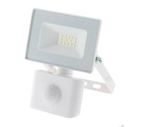 Projecteur led 10w 900lm blanc - ip65 - avec detecteur Zenitech 499981