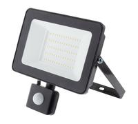Projecteur led 30w 3000lm noir - ip65- avec detecteur Zenitech 499984