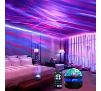 Projecteur LED de ciel nocturne étoilé, aurore, télécommande USB, lumière de galaxie RGB, 7 Modes pour la maison, chambre à coucher, salle de jeux, décoration de fête Water Ripple