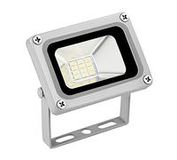 Projecteur LED d'extérieur DC 12 V-24 V 10 W, étanche IP65, lampe murale câblée 6500 K, lampe de travail ultra fine, projecteur extérieur LED pour jardin, cour, terrasse