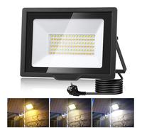 Projecteur LED d'extérieur - Projecteur 50 W - 3000/4500/6500 K - Indice de protection IP65 (étanche) - 220-240 V CA - Éclairage de jardin et de façade