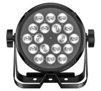 Projecteur LED étanche, 18 x 12 W, source RGBWA UV,DMX, 1 unité