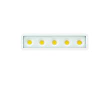 Projecteur LED Étanche IP67 50W, D'extérieur Blanc Ou Noir, Lampes De Paysa, Jardin, Rue, COB Garage de jardin(Cold White,5COB 50W)