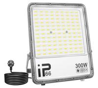 Projecteur LED extérieur 300W 30000LM 6000K Blanc IP66 Étanche avec Prise
