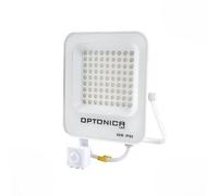 Projecteur LED Extérieur 50W IP65 BLANC avec Détecteur de Mouvement Crépusculaire - Blanc Neutre 4000K - 5500K