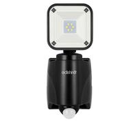 Projecteur LED Extérieur - EDISHINE - Sans fil - 300 lm - Détecteur de mouvement - IP44 Tête réglable