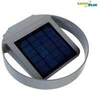 Projecteur LED extérieur solaire GreenBlue GB130 3W 125lm avec détecteur de mouvement (Gris)