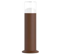 Projecteur Led Extérieur Tura 12W 3000K, Finition Corten Texturée - Spot Cylindrique Ip65 Ik06 Pour Jardins - Beneito & Faure