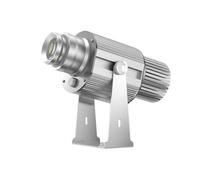 Projecteur LED GOBO 35 W - Étanche IP67 - Pour extérieur, magasin, bar, karaoké, restaurant, publicité (argenté)