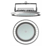 Projecteur Led Industriel Ufo 300W Beneito & Faure, 4000K, Faisceau 110°, Intensité Variable Par Commutateur Dip, Protection Ik10 Et Ip65, Gris.