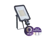 Philips Projecteur LED Ledinaire BVP167 50W 6000 lm Multi-CCT IP65 Détecteur mouvement et lumière