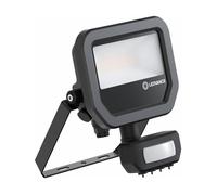 Projecteur LED - LEDVANCE - 8W 1100 lm 100° (830) - Noir - Aluminium - Détecteur mouvement, IP65