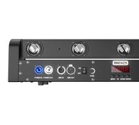 Projecteur LED mobile - Lot de 2 avec 8 x 12 W - RGBW - Contrôle DMX - Coffret de transport - 100–240 V - Éclairage de scène pour DJ
