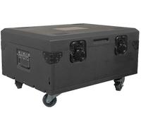 Projecteur LED mobile, mélange de couleurs RGBW, mouvements dynamiques, valise de transport