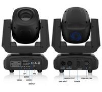 Projecteur LED mobile pour scène - 85W, projecteur à gobos - faisceau RGBW - DMX512, 11/13 canaux - contrôle sonore, modes Auto/Master-Slave - prise EU