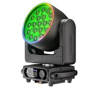 Projecteur LED mobile - Projecteur zoom, wash et faisceau - 19 x 15W RGBW - Contrôle DMX - Pour DJ, discothèque, club, scène - 1 pièce
