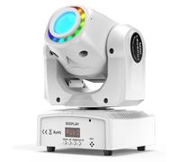 Projecteur LED mobile - ZQ02016 - 150W, faisceau directionnel - 8 modes - DMX512 avec 9/11 canaux - Éclairage de scène pour DJ, spectacles, concerts, fêtes - Prise EU, 100-240V