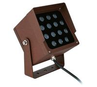 Projecteur Led Orientable 31W Ges2235 Avec Technologie Cct 3000K/4000K/6500K, Structure En Aluminium Moulé Sous Pression Marron - Gealuce