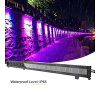 Projecteur LED pour éclairage de fond de scène - Projecteur Wash DMX - 1 unité RGBWAUV - 18 x 10 W - 6 couleurs en 1 - Étanchéité IP65 - Angle de diffusion de 40° - 100–240 V