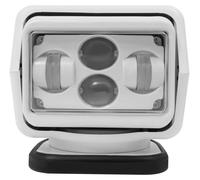Projecteur LED pour tout-terrain - 60W, télécommande, idéal pour bateaux et travaux - 8000 lumens - Indice de protection IP67 - Rotation à 360° - Base magnétique - 9-32V - Lumière blanche