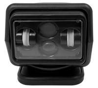 Projecteur LED - Projecteur de 60W avec télécommande - 8000 lumens - Étanchéité IP67 - Rotation à 360° avec base magnétique - Convient aux véhicules tout-terrain, bateaux - Noir