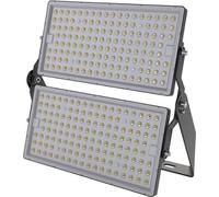 Projecteur LED Puissant 500W 135 lm/W IP65 Noir Orientable - Cable 1m - Blanc Froid 6000K - 8000K