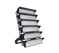 Projecteur LED Puissant Industriel 1500W 170lm/W IP66 Noir Orientable - Blanc Neutre 4000K - 5500K