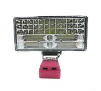 Projecteur LED Rechargeable 20V Rotatif 360 Degrés(A) | 48 LEDs haute pour luminosité, compatible batteries 20V, pour idéal chantiers et extérieurs, design compact