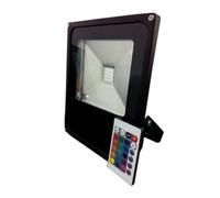 Projecteur LED RGB 10W Extérieur IP66 Plat NOIR