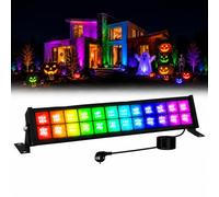 Projecteur LED RGB Barres, T-SUNUS 72W Barre LED Multicolore Exterieur WIFI avec APP Bluetooth et Télécommande, Fonction Minuterie pour Fête Jardin Festival Noël Halloween