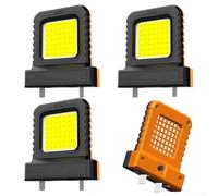 Projecteur LED sans fil : lampe de travail portable haute luminosité avec dissipation efficace de la chaleur pour réparation de véhicules, amélioration de la maison et utilisation sur chantier, design