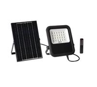 Projecteur LED solaire 10W noir IP65 télécommande Kanlux