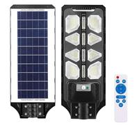 Projecteur LED solaire extérieur, 120W, 1200 lumens, 8000K, détecteur de mouvement, indice de protection IP65