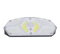 Projecteur led solaire extérieur noir éclairage blanc avec détecteur mouvement et luminosité - - ALTOBUY Blanc G